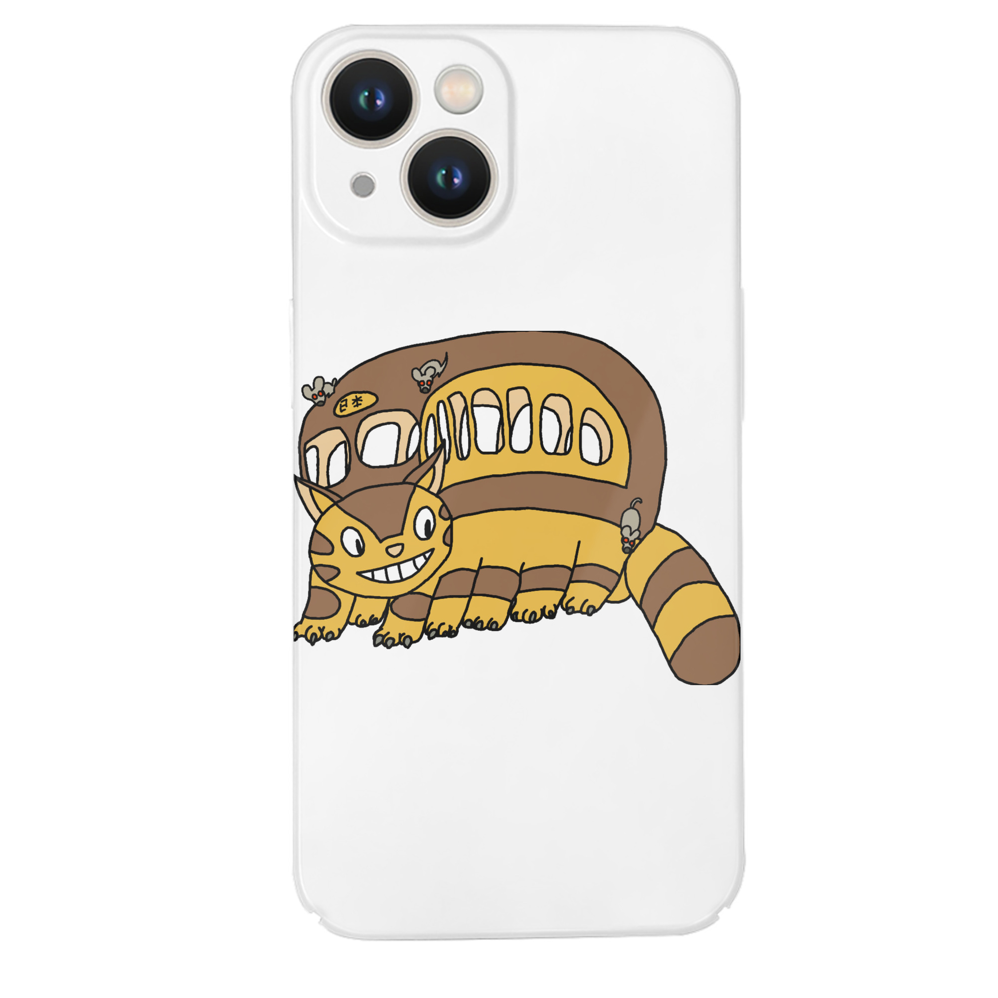 （画像用） となりのトトロ 草壁メイ 草壁サツキ My Neighbor Totoro Satsuki Kusakabe Mei Kusakabe 【iPhone 14シリーズ対応】ハードケース
